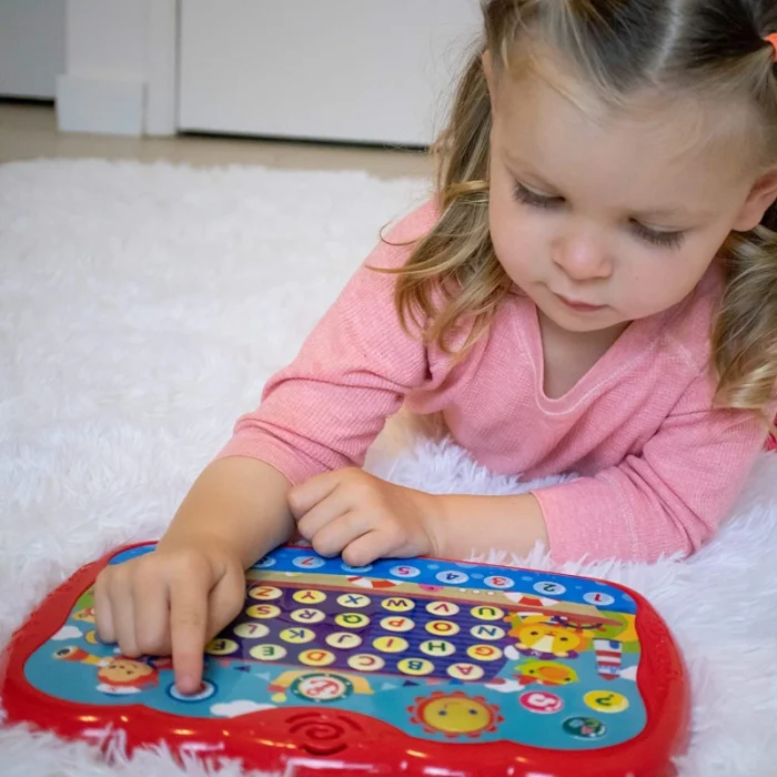 Preschool Educational Teaches Alphabet and Numbers